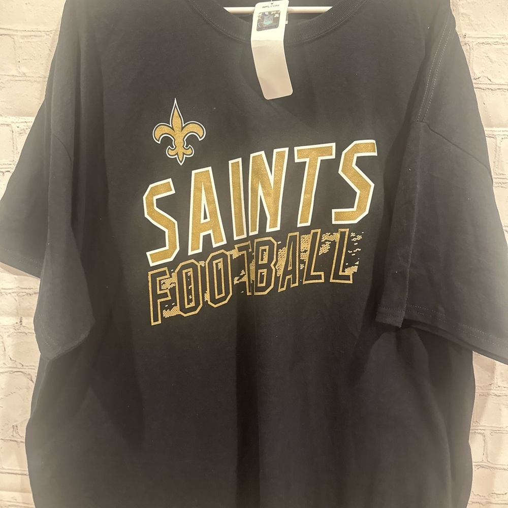 NFL Black and Gold Saints Tee